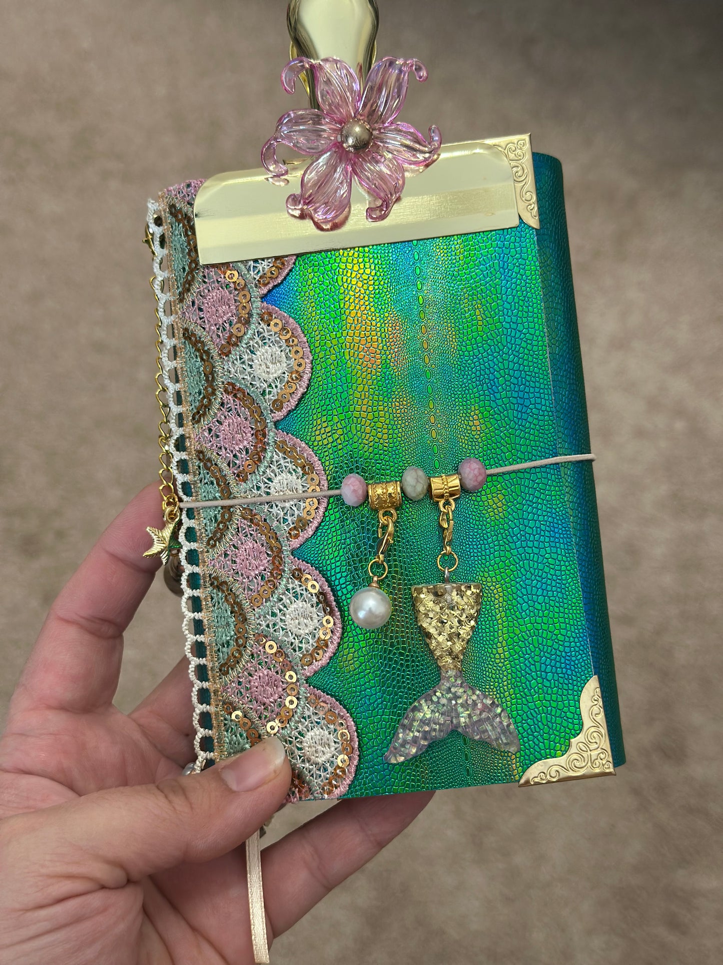 A6 Mini Mermaid Trifold Journal Bundle