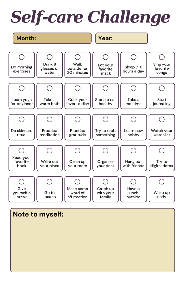 A5 - Self-care Challenge