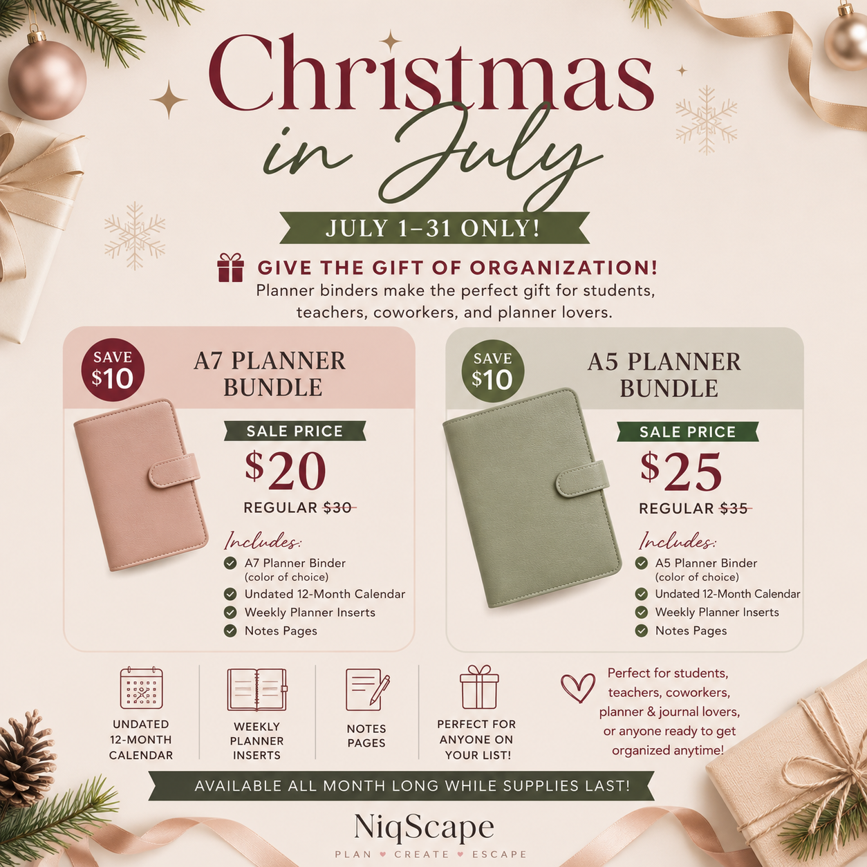 Seasonal Items