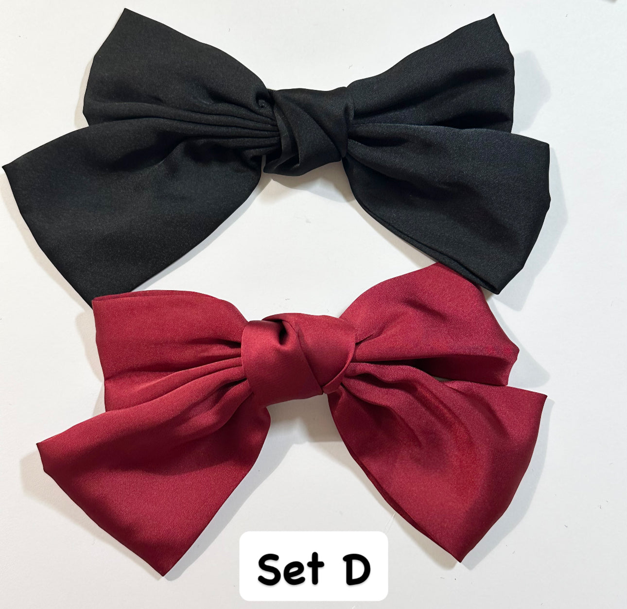 Large Bow Hair Clip(Set of 2)