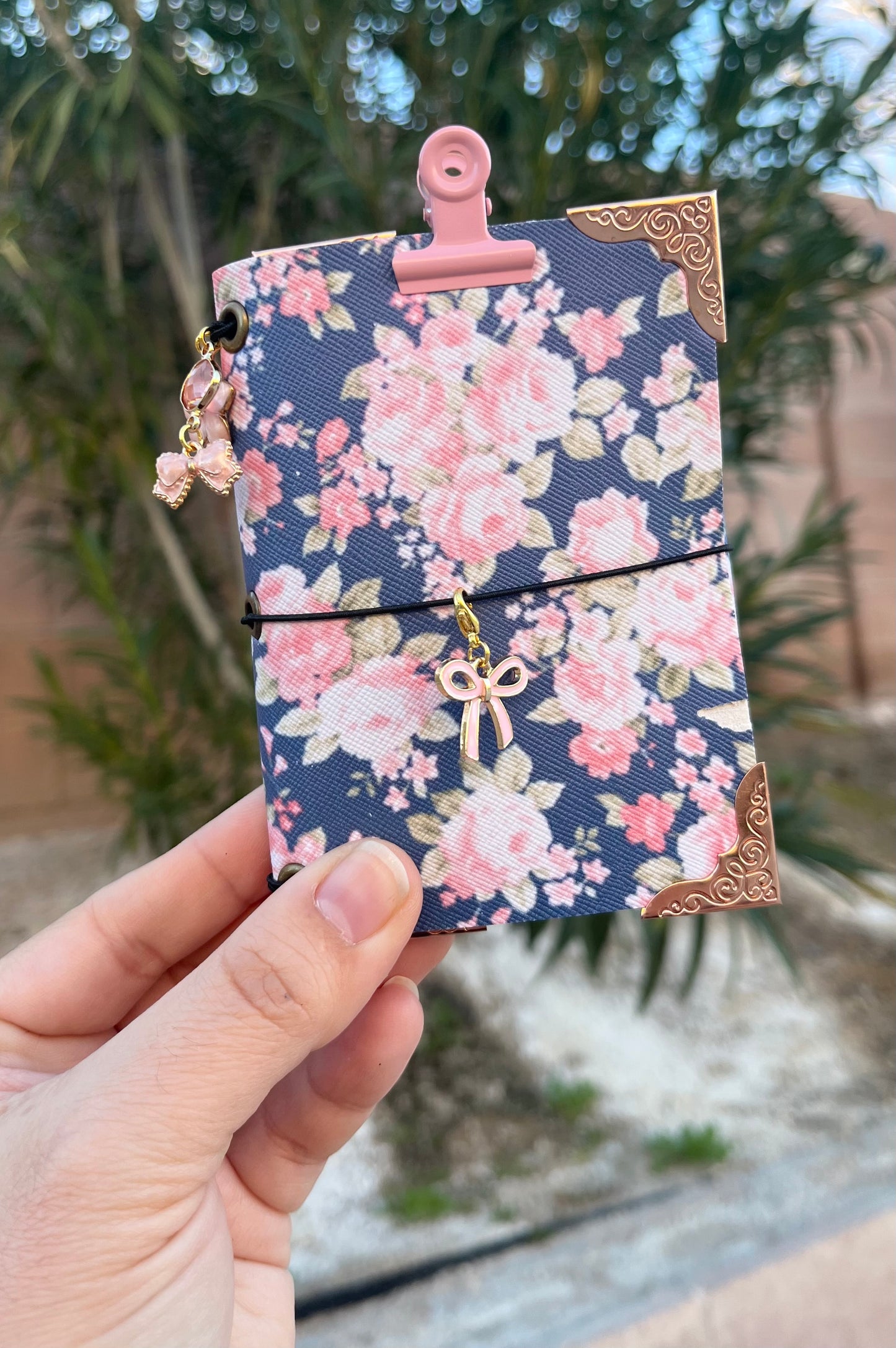 Floral in Pink Mini Journal