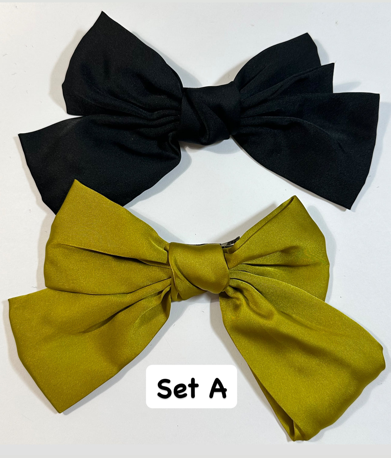 Large Bow Hair Clip(Set of 2)