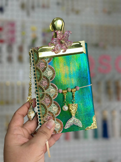 A6 Mini Mermaid Trifold Journal Bundle
