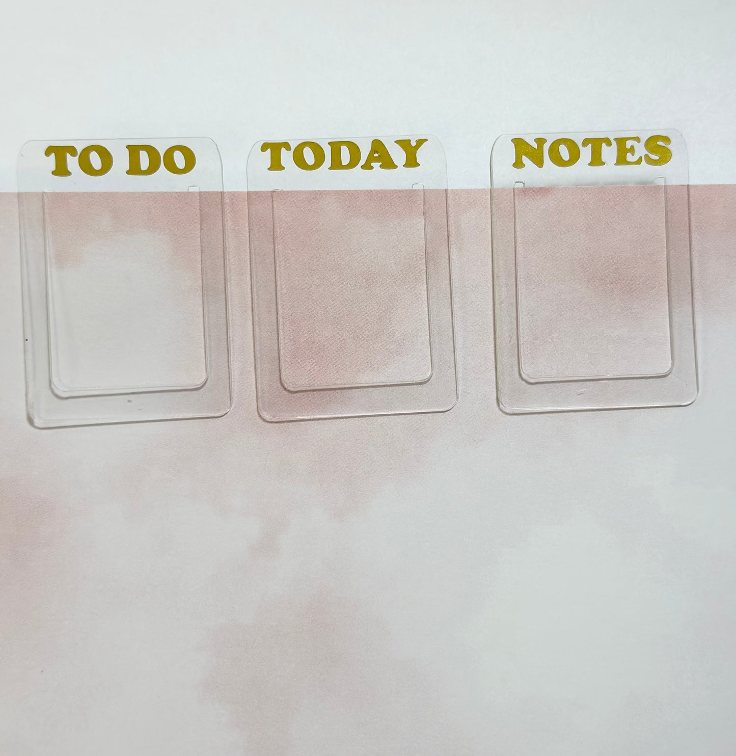 Acrylic Bookmarks (set of 3)