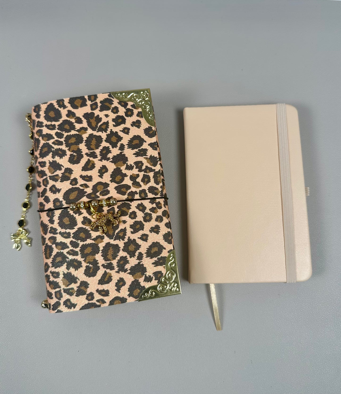 A6 Mini Leopard Trifold Journal Bundle