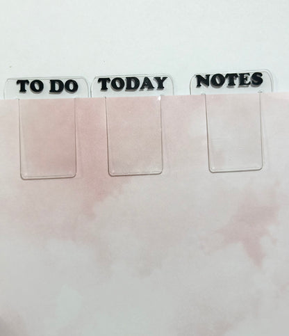 Acrylic Bookmarks (set of 3)