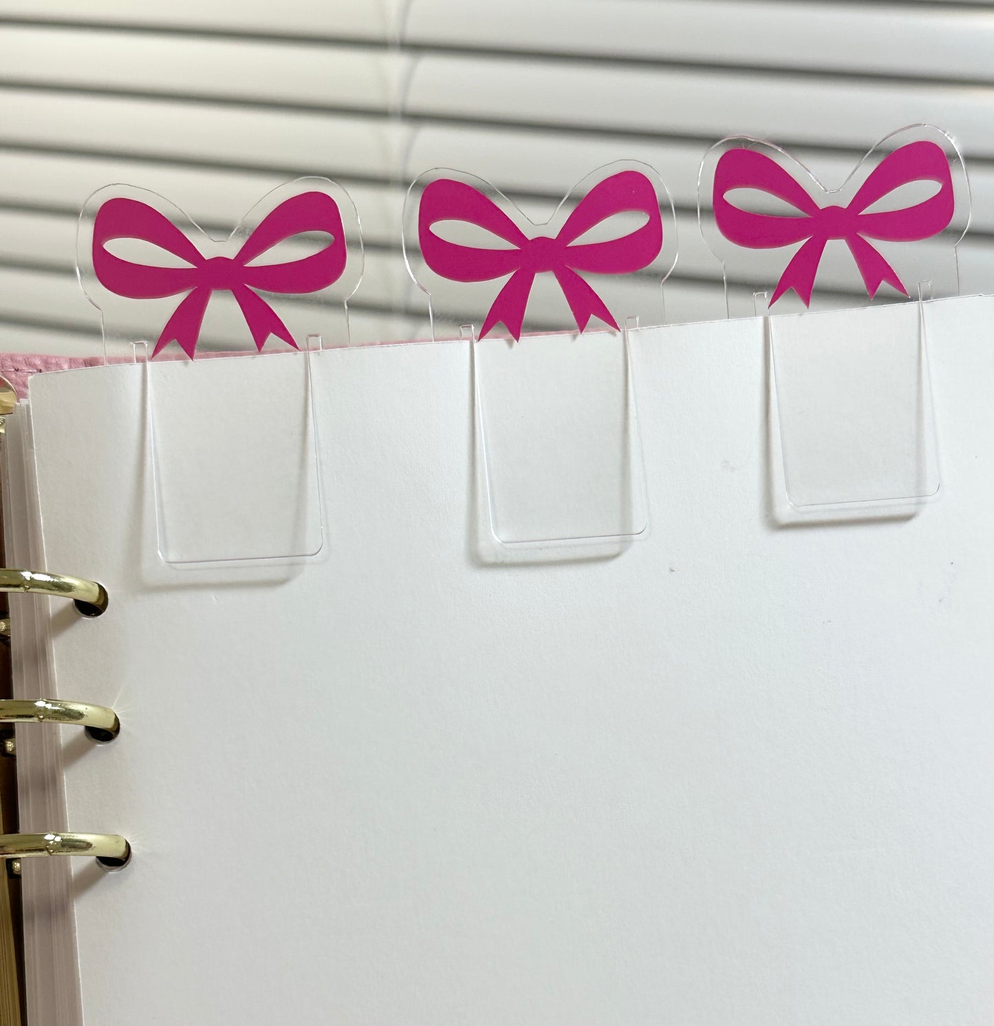 Acrylic Bookmarks (set of 3)