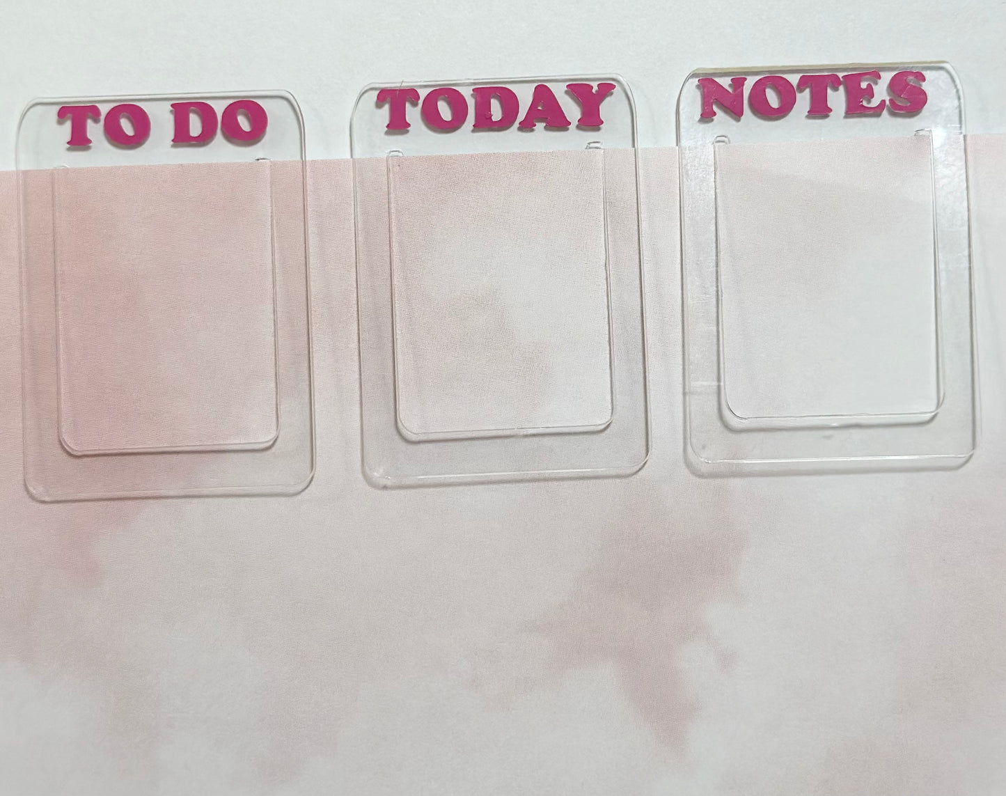 Acrylic Bookmarks (set of 3)