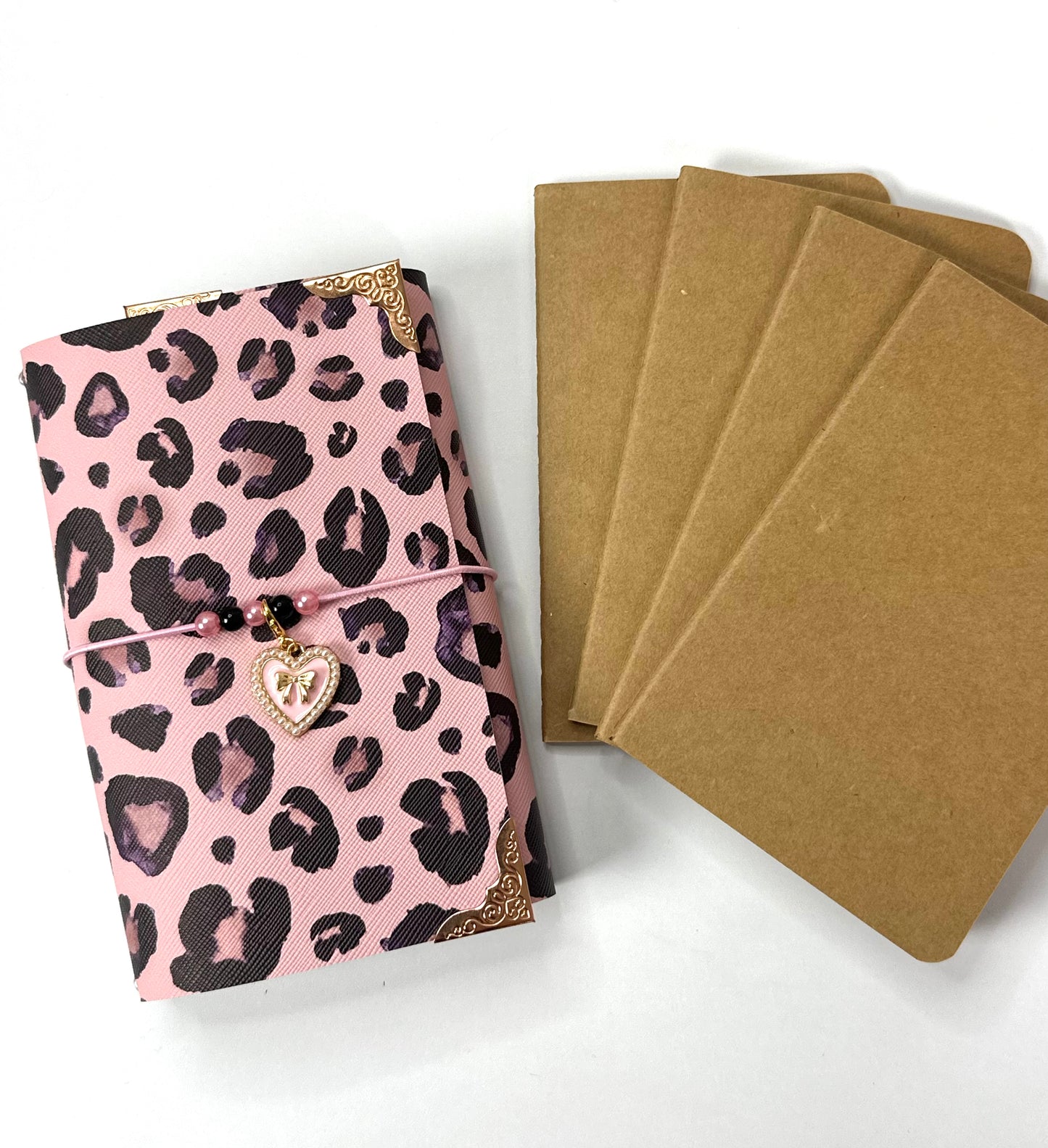 Passport Size Pink Leopard