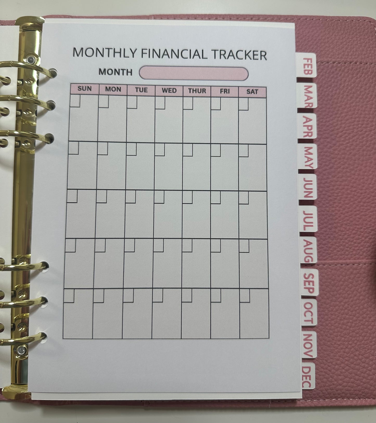 12-Month Financial Tracker