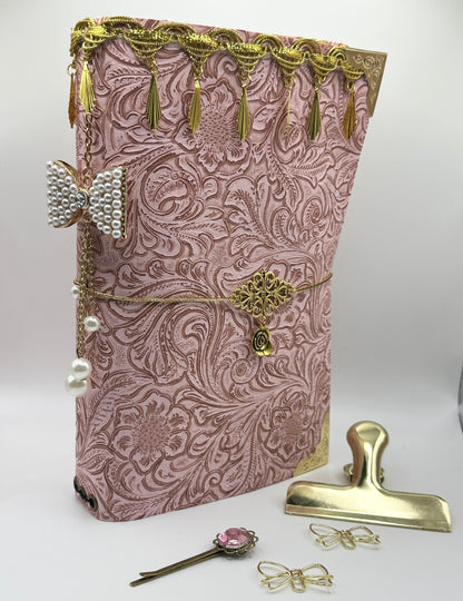 A5 Pink & Gold Trifold Journal Bundle