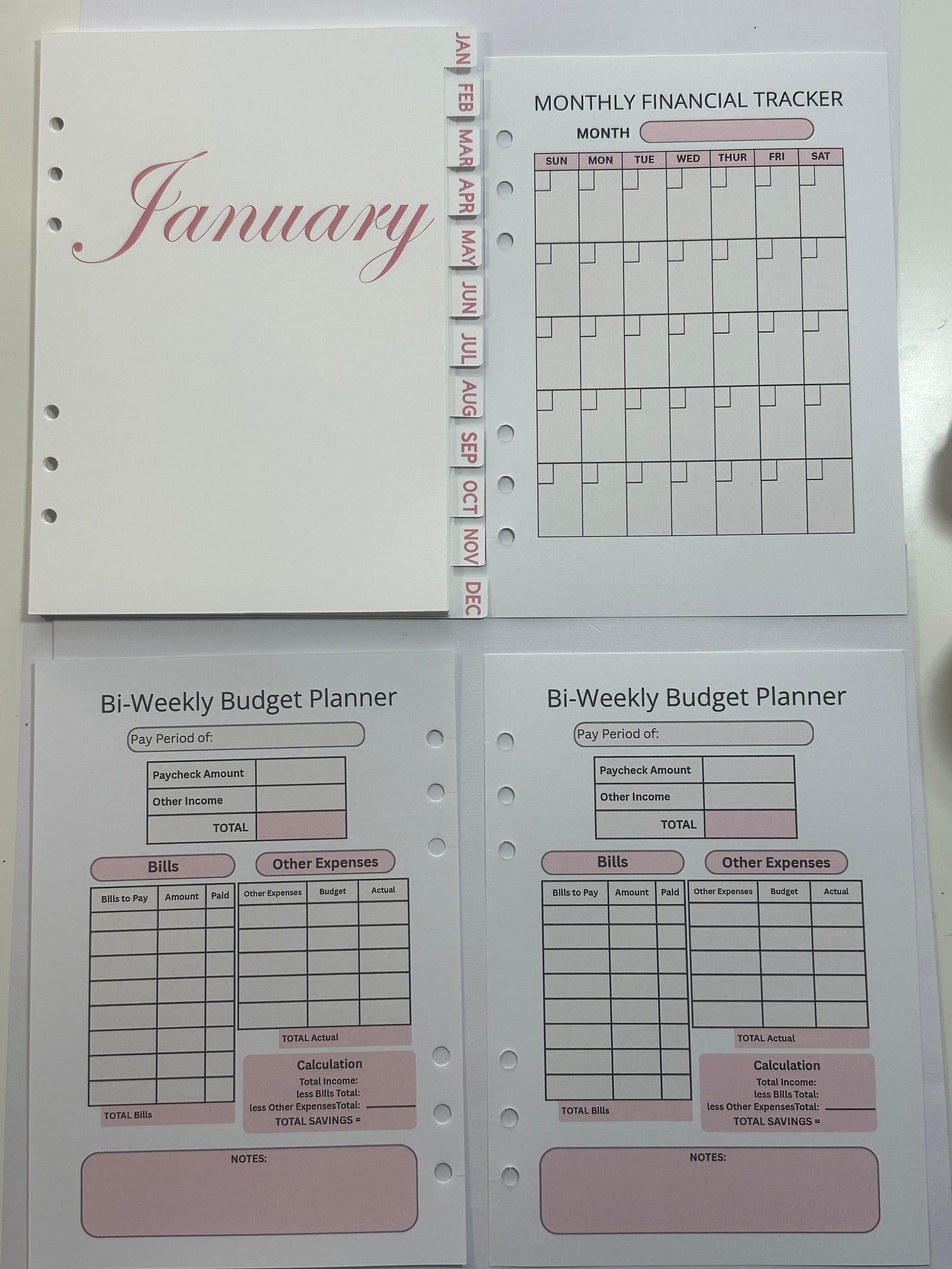 12-Month Financial Tracker