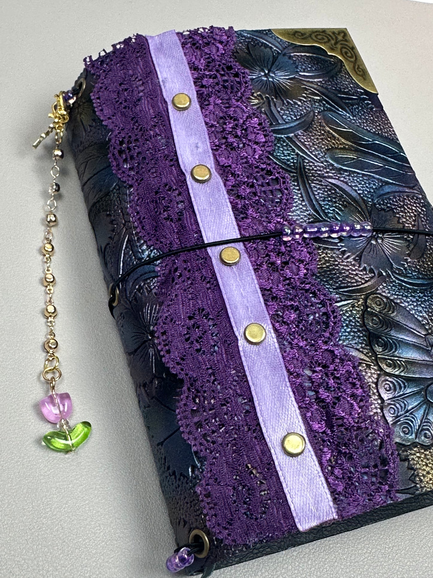 A6 Mini Purple Fairy Trifold Journal