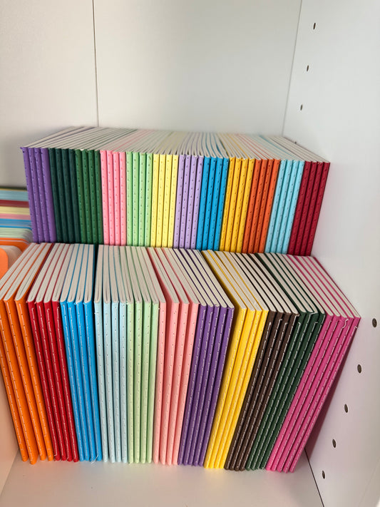 Passport Size / A6 Mini Blank Pocket Notebook Inserts