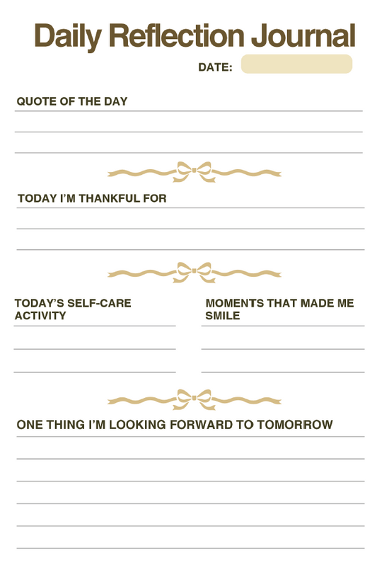 A5 - 30-Day Daily Reflection Journal