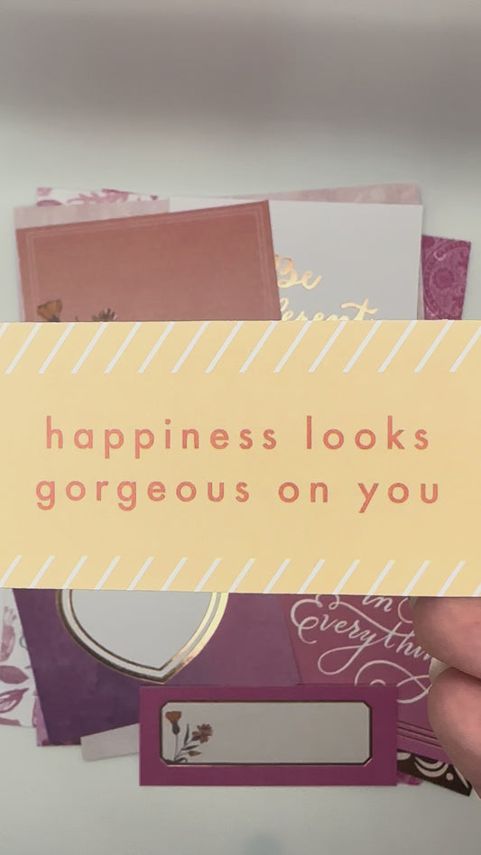 Floral Themed 3 Tabs Dividers